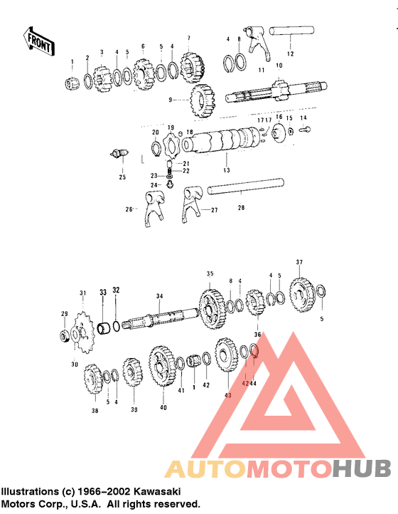 Transmission/change drum