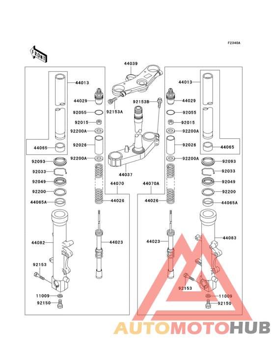 Front fork(j7f/j8f)