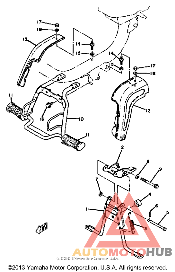 Stand - footrest