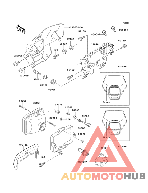 Headlight(s)(klx250-e3)