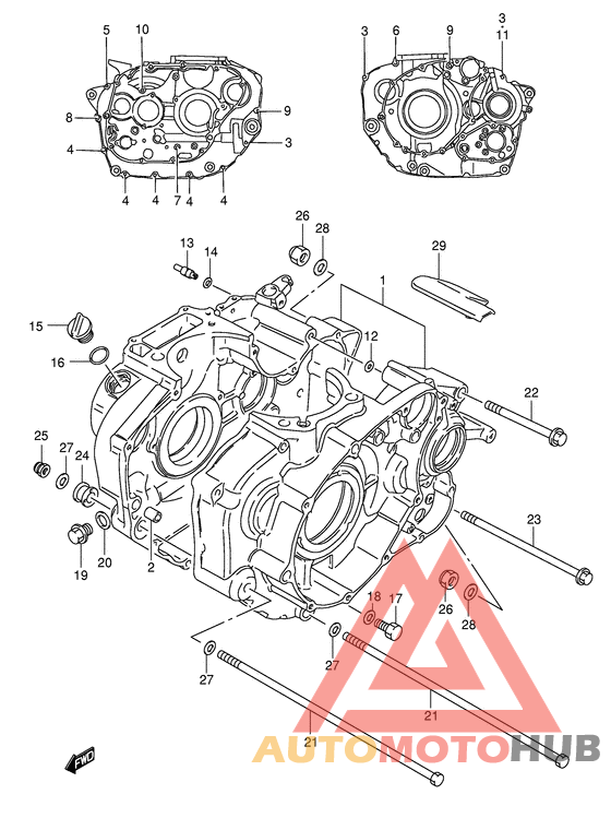 Картер двигателя