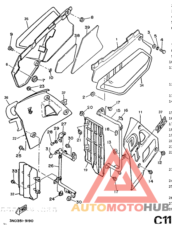 Side cover / oil tank