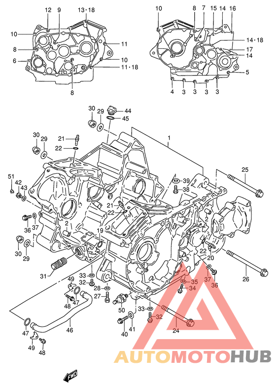 Картер двигателя