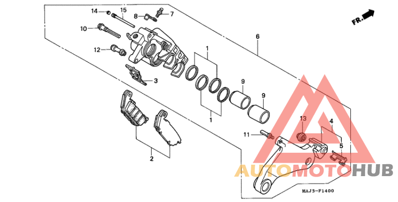 Задний суппорт
