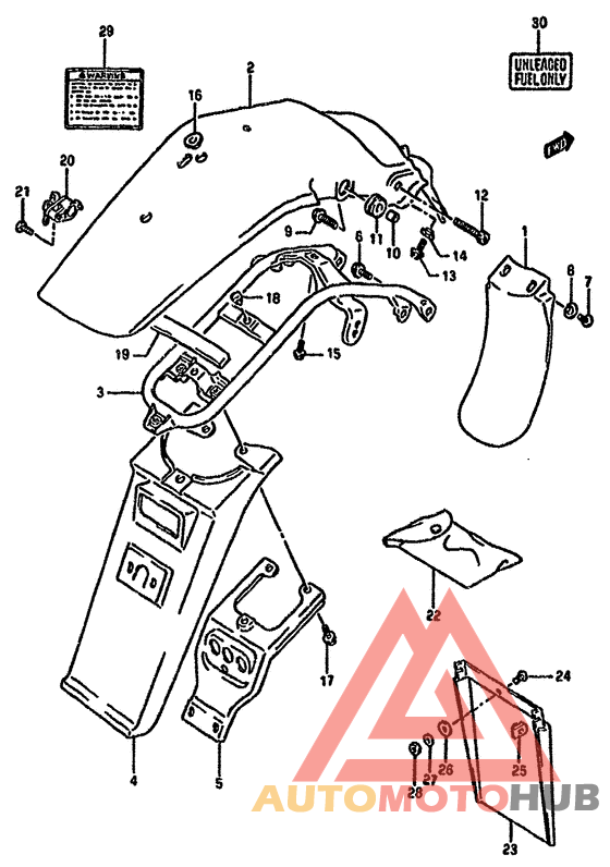 Заднее крыло
