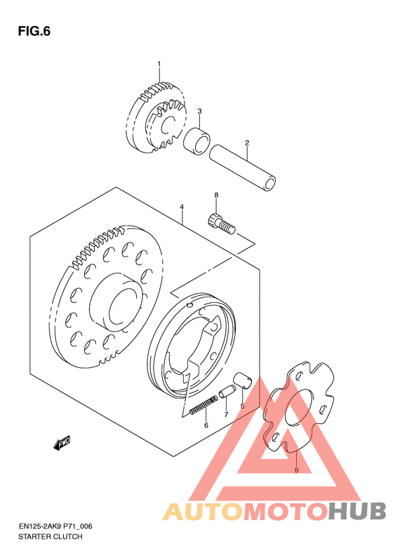 Муфта стартера