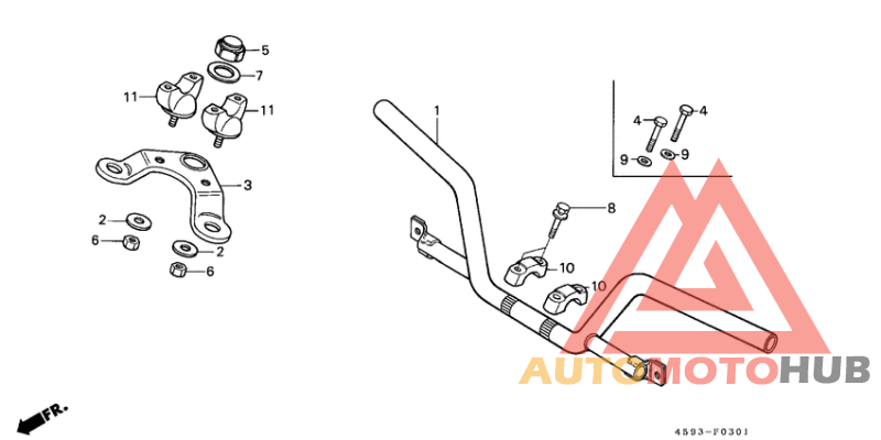Handle pipe/top bridge