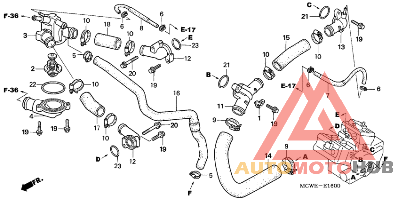 Water hose connection