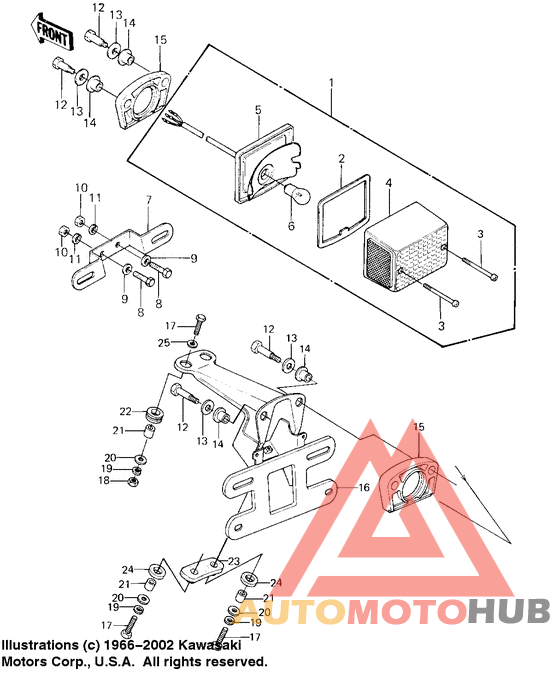 Taillight unit ass`y