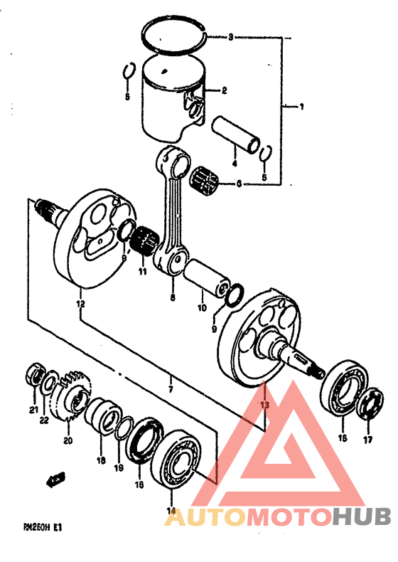 Вал коленчатый