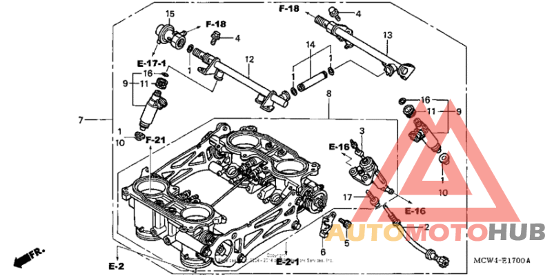 Throttle body (assy.)