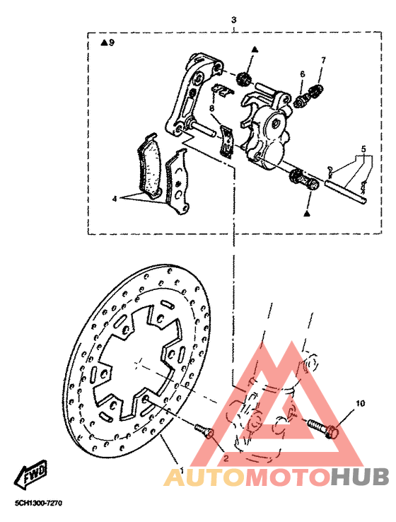 Передний суппорт