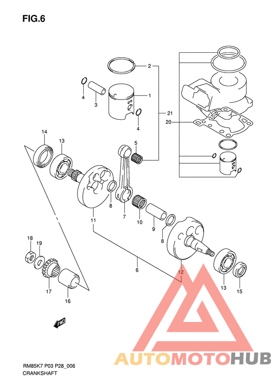 Вал коленчатый