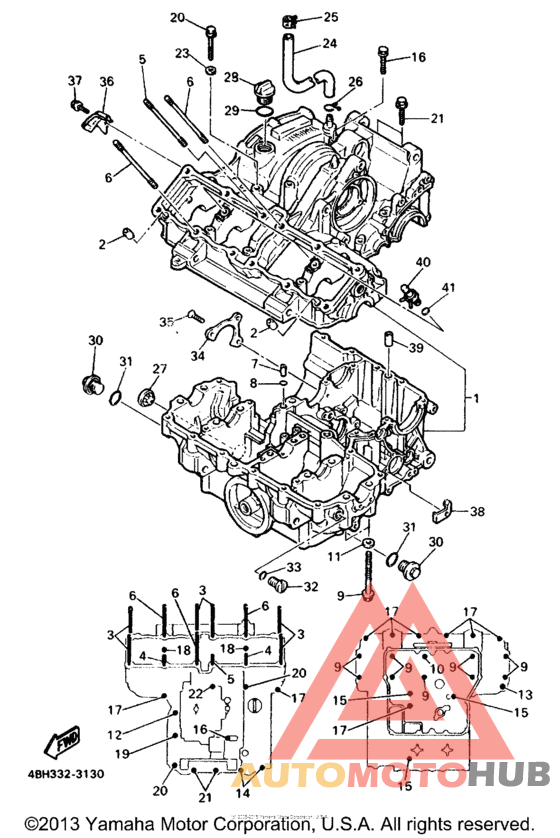 Картер двигателя