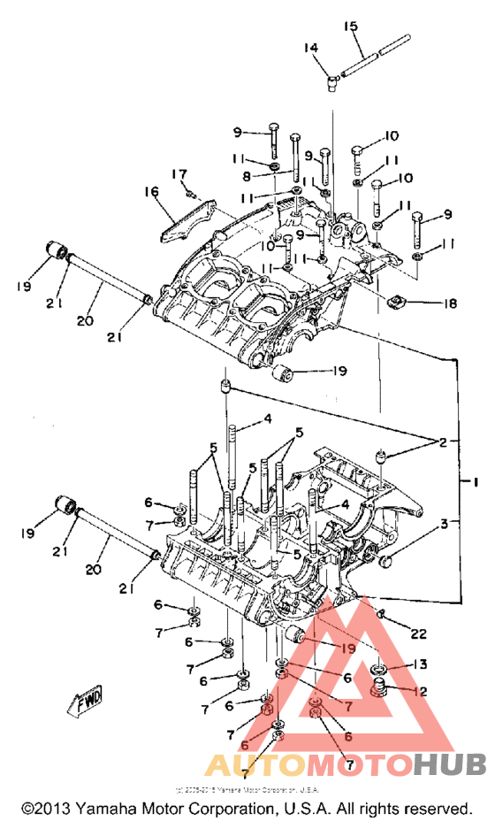 Картер двигателя