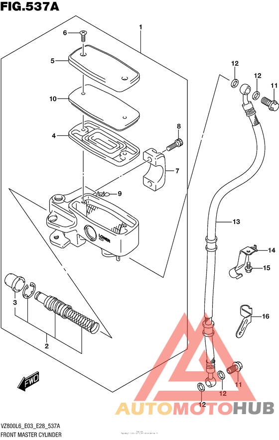 Front Master Cylinder (Vz800L6 E03)