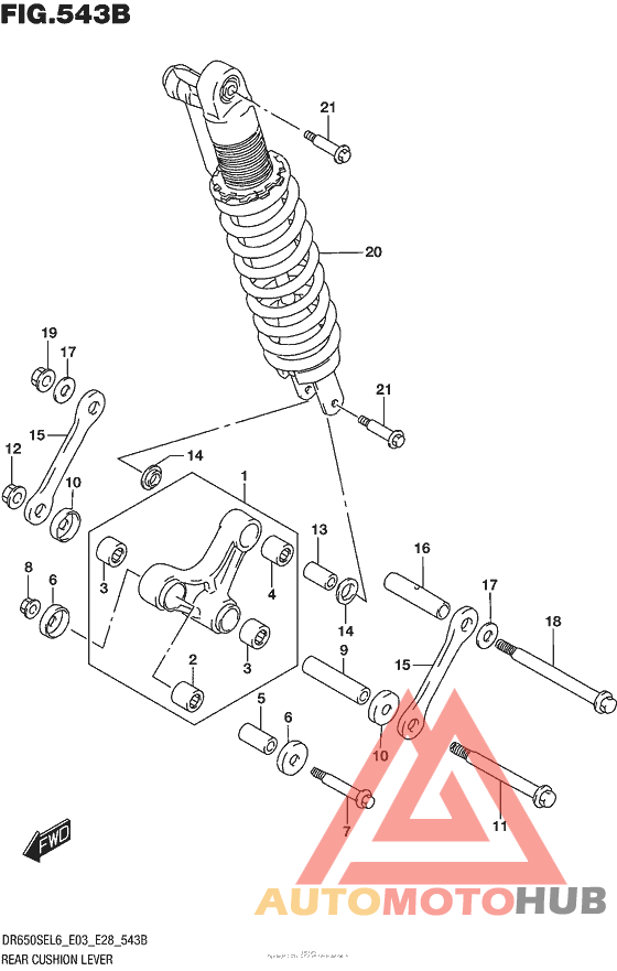 Rear Cushion Lever (Dr650Sel6 E28)