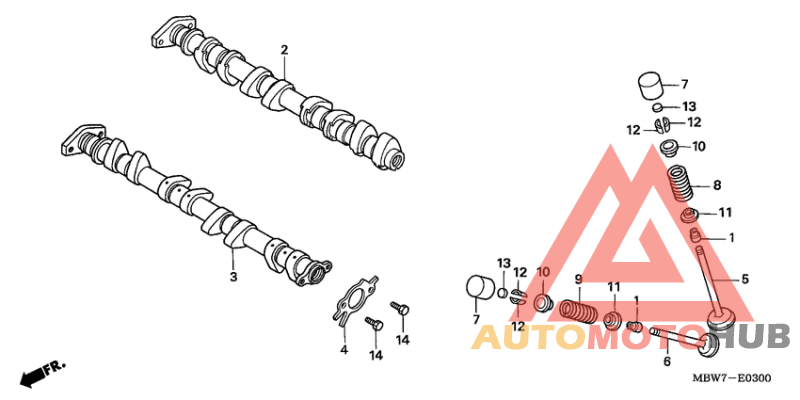 Распред вал/клапана