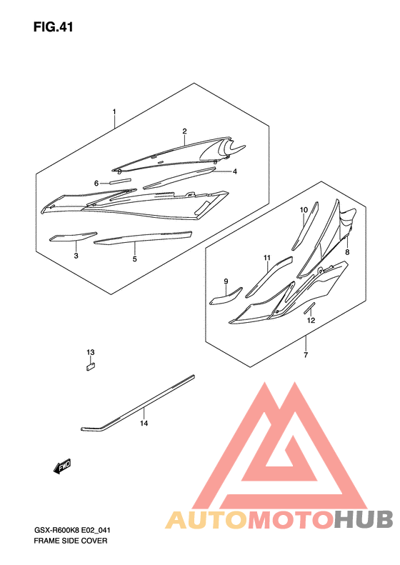 Frame side cover