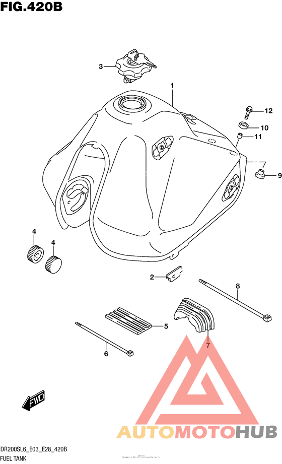 Fuel Tank (Dr200Sl6 E28)