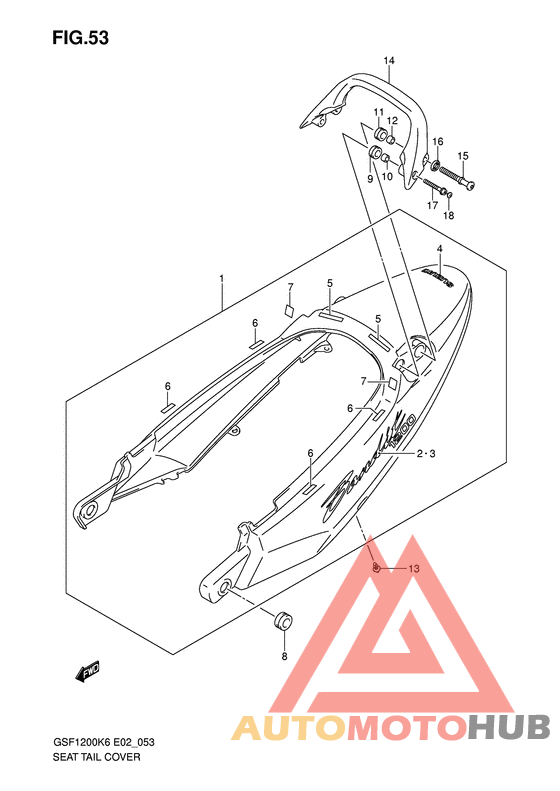 Обтекатель сидения
