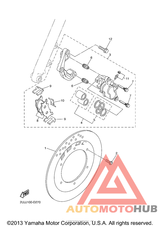 Передний суппорт