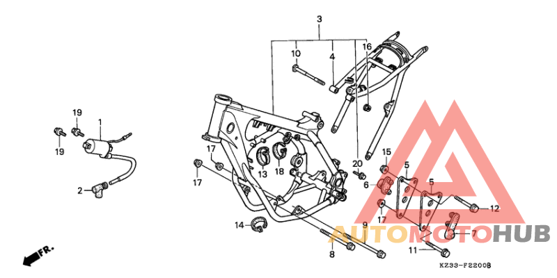 Frame body/ ignition coil