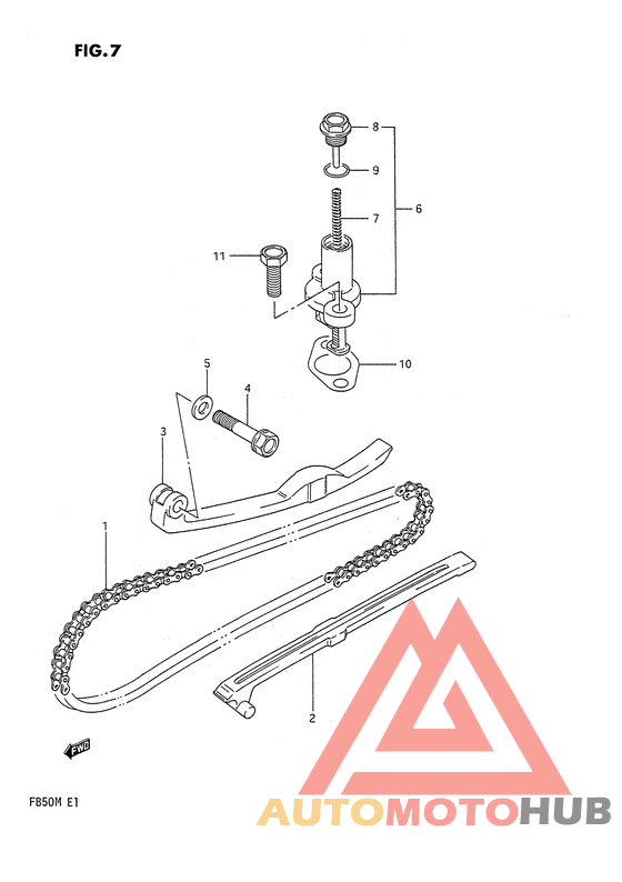 Держатель направляющей