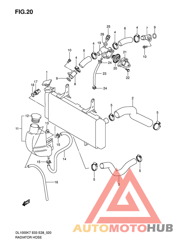 Радиатор hose