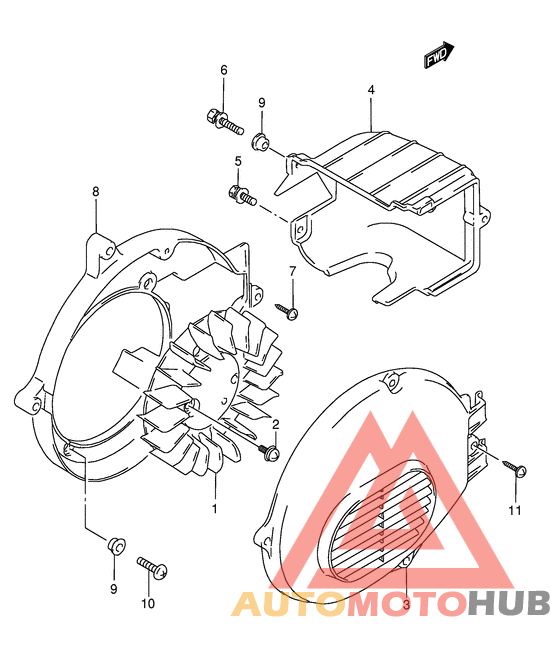 Вентилятор охлаждения
