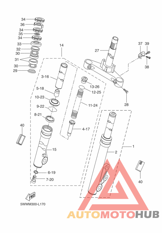 Передняя вилка