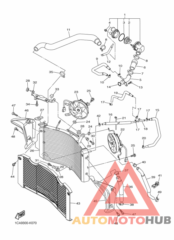 Радиатор и шланг