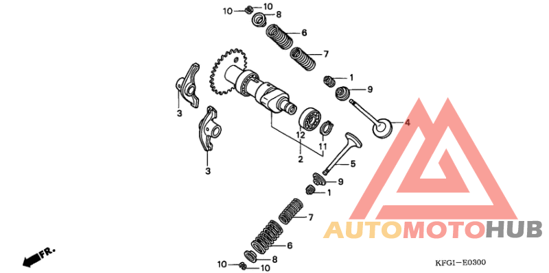 Распред вал/клапана