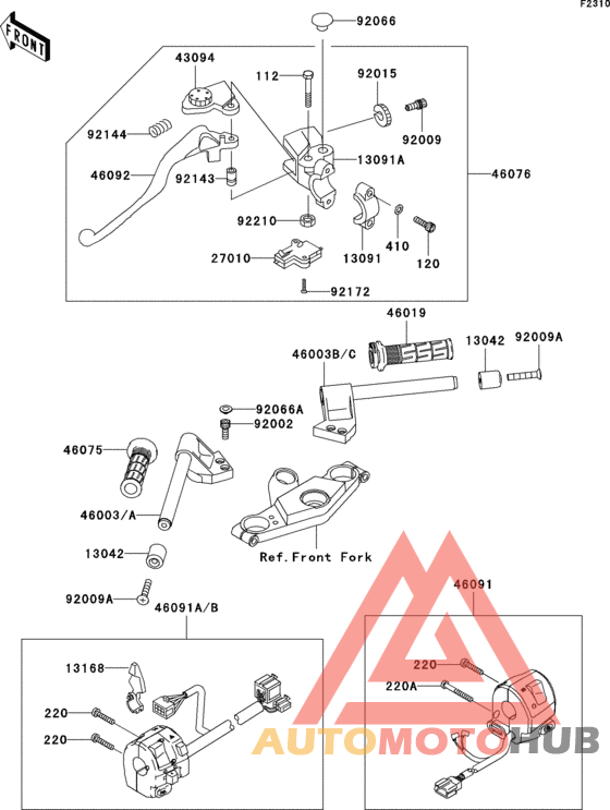 Handlebar(1/2)(e10-e12)