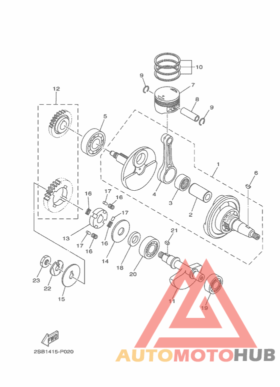 Crankshaft & piston