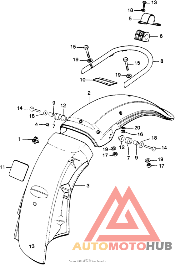 Задний бампер