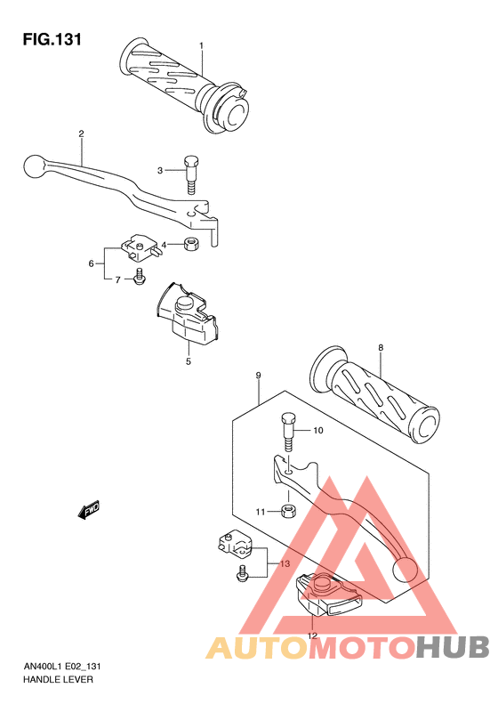 Рулевой рычаг