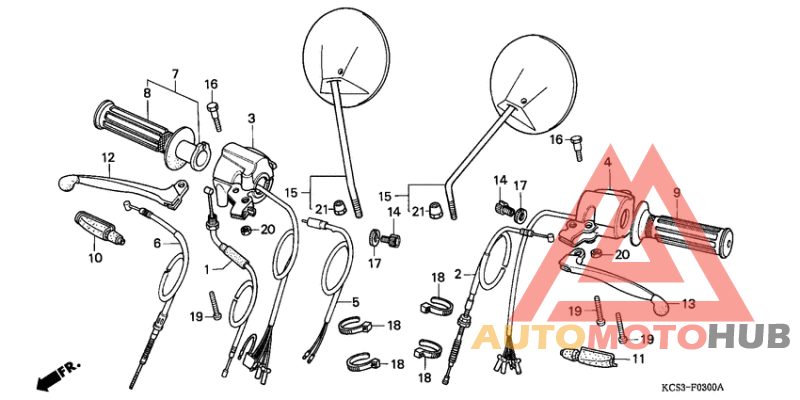 Handle lever/switch/ cable