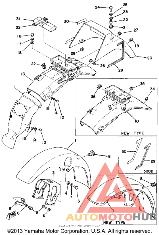 Front fender - rear fender