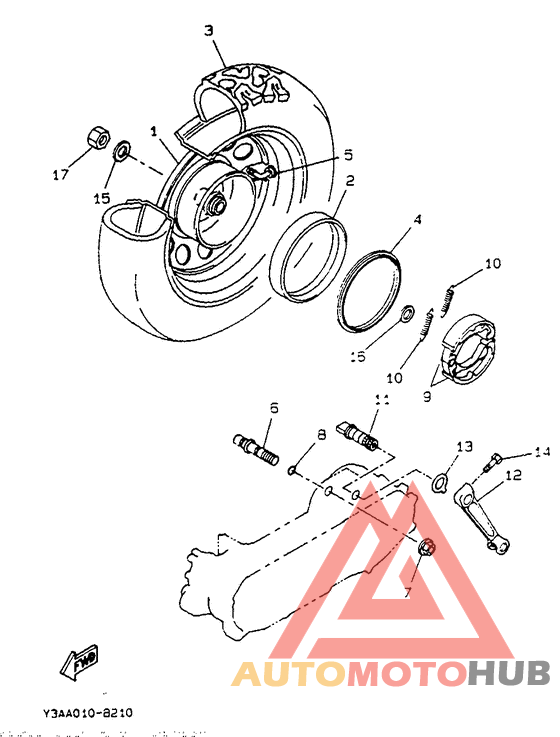 Переднее колесо