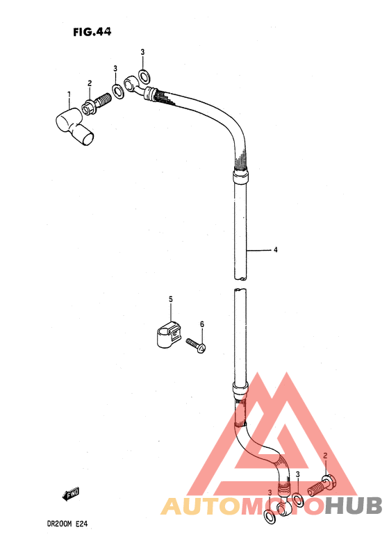 Передние тормозные трубки