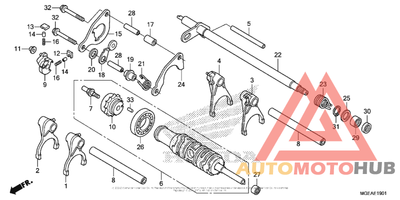 Gearshift Drum (2)