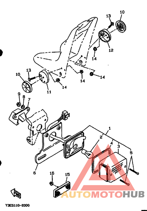 Taillight unit ass`y