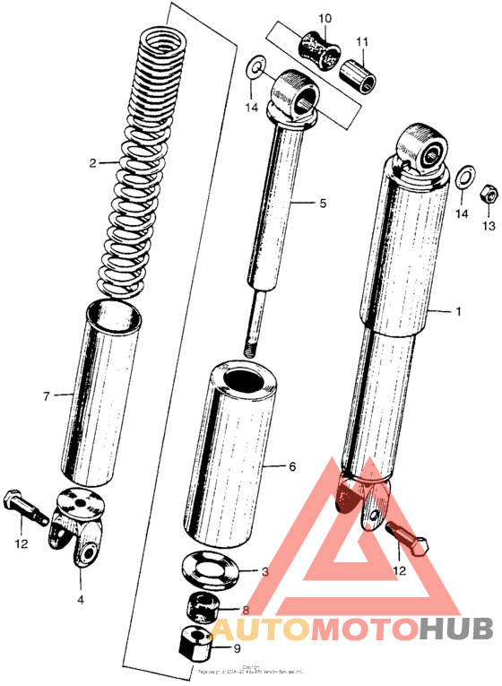 Задние амортизаторы