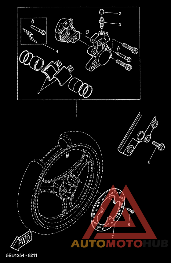 Передний суппорт