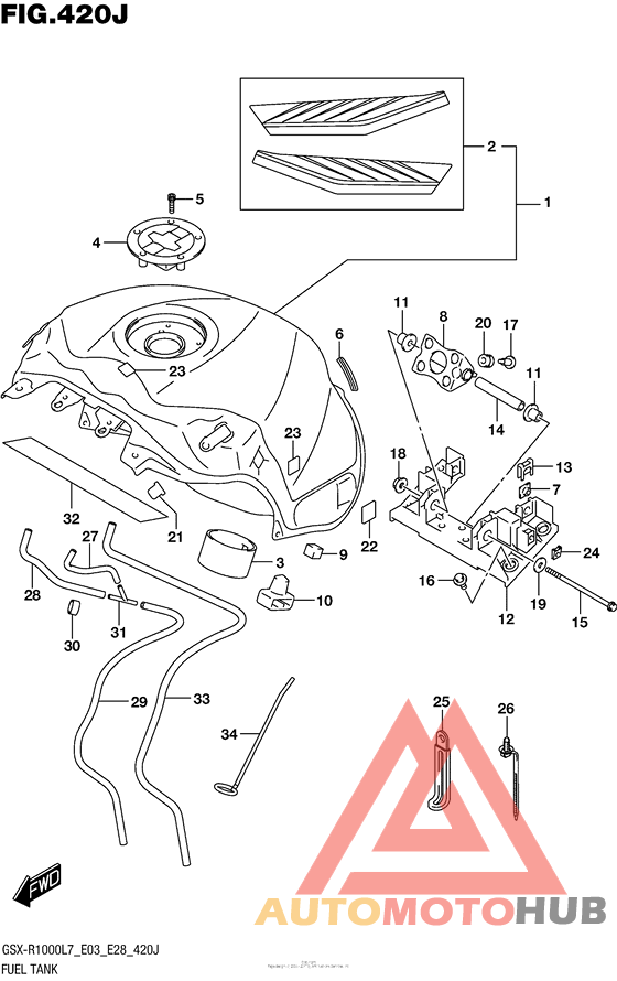 Fuel Tank (Gsx-R1000Al7 E28) (Ysf)