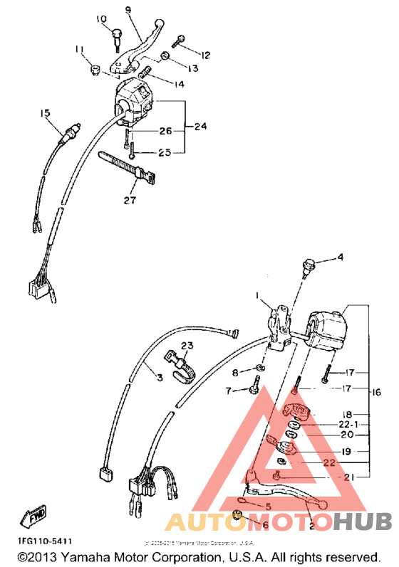 Handle switch-lever
