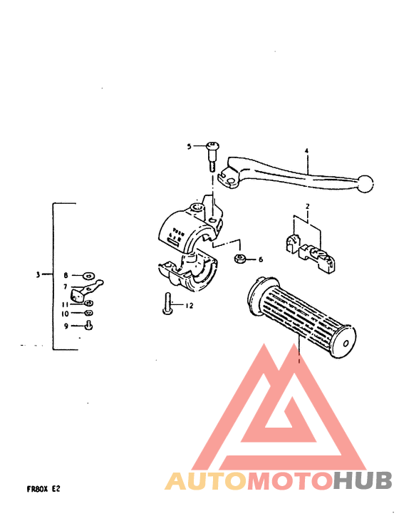 Throttle grip - handle switch