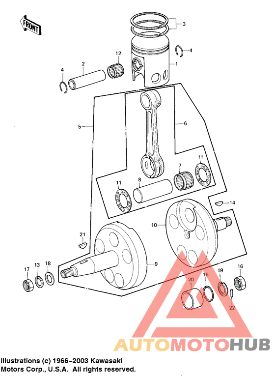 Crankshaft/piston