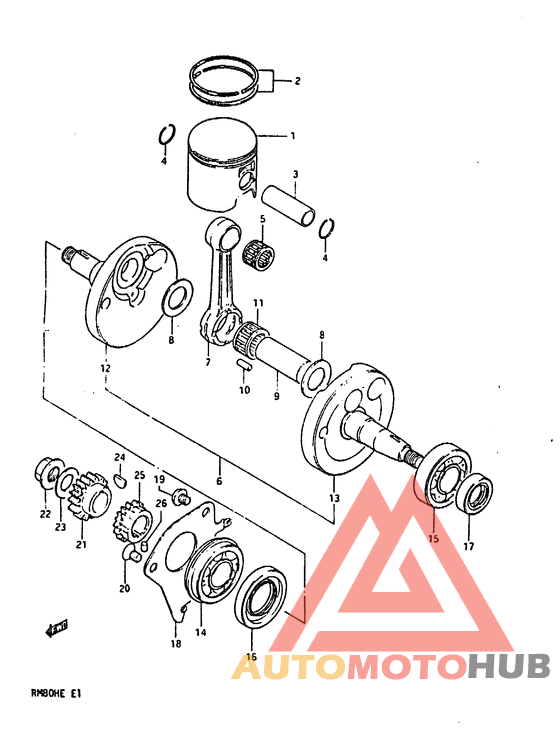 Вал коленчатый